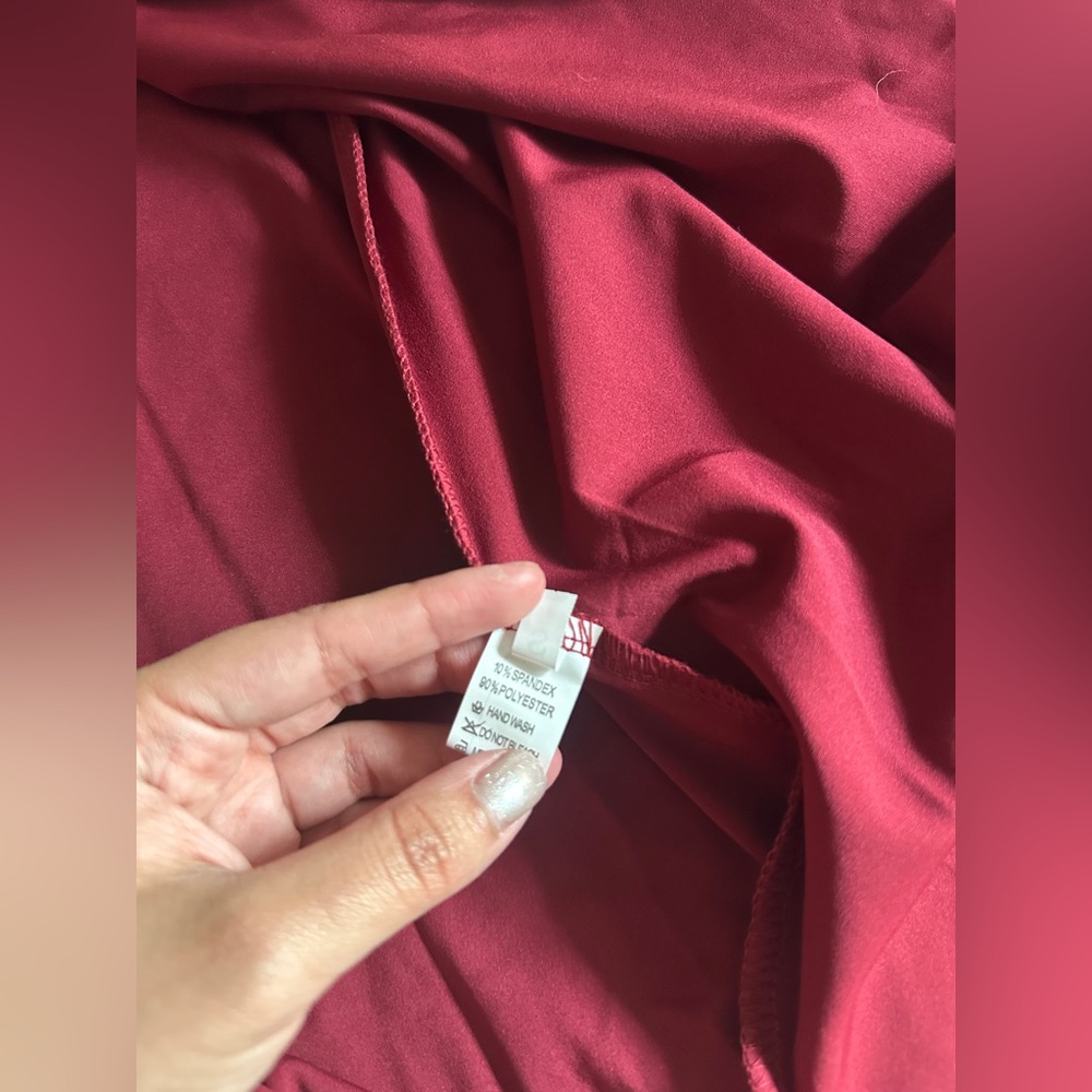 Off Shoulder Sleeveless High Split Ruched Long Fo… - image 4